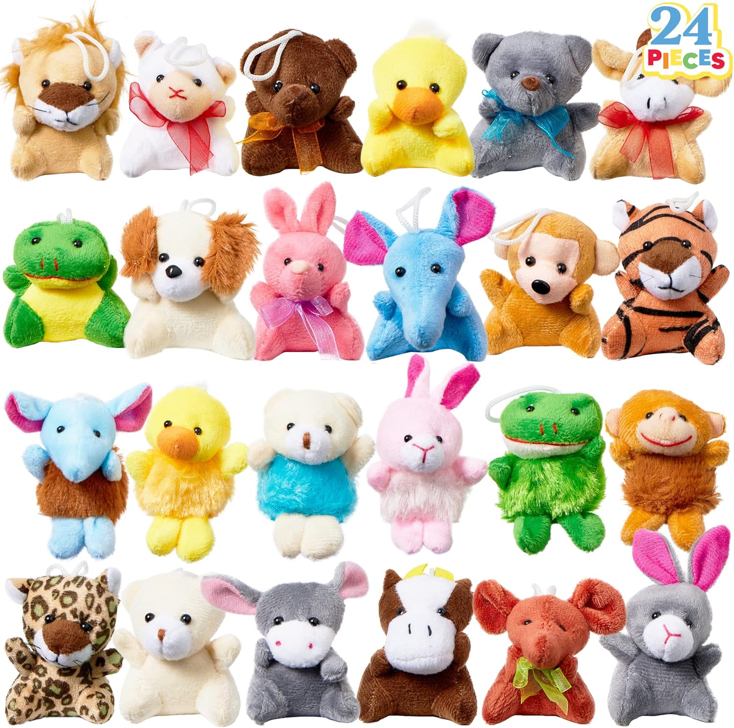 Pack Mini Animal Plush Toys